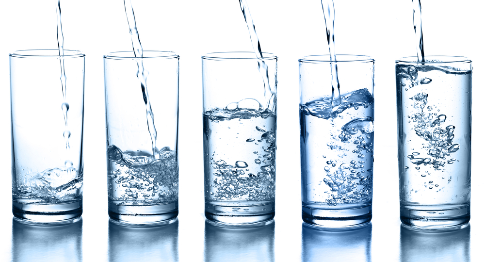 copos de agua