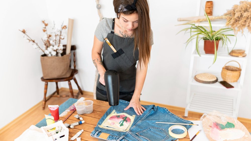 Como recuperar roupas desbotadas? 3 pintar a roupa com tinta