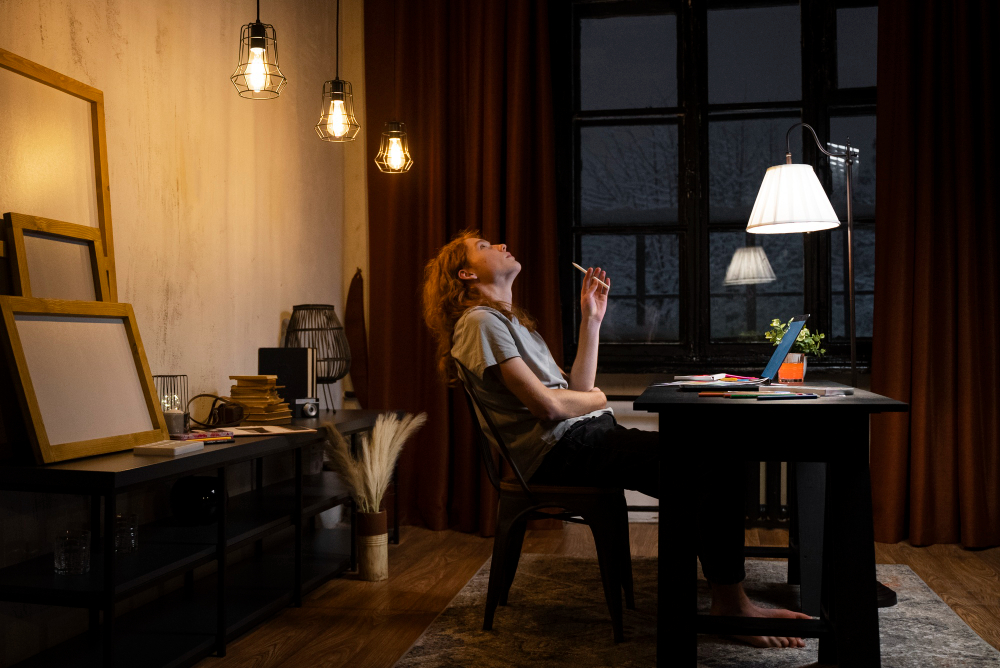 Iluminação correta para trabalhar em casa